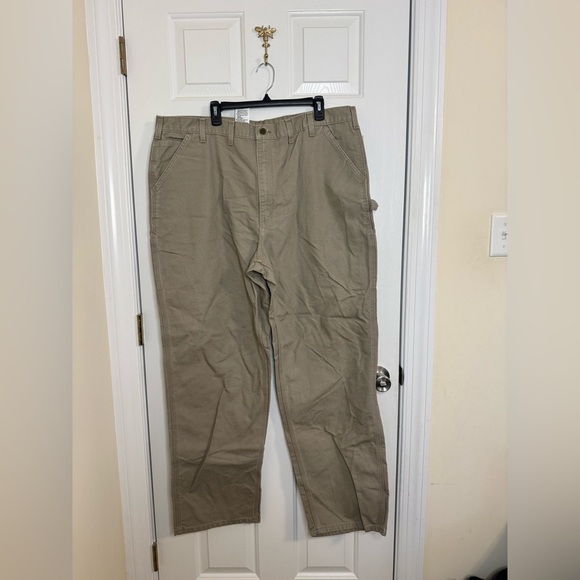 Carhartt pants 44x34 dungaree loose original fit tan - Picture 1 of 5